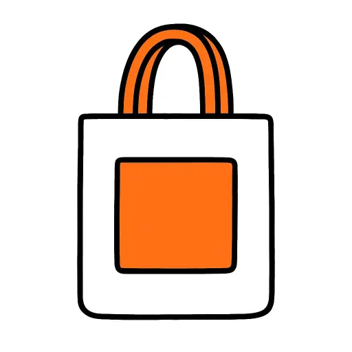 Logo sur les tote bags remis aux visiteurs